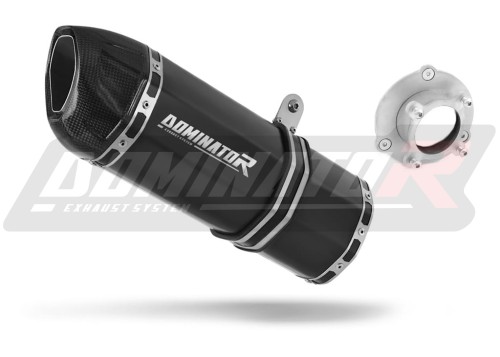 CBF 250 EXHAUST Honda Muffler Auspuff Sportauspuff Silencer Echappement Silencieux Scarico Scarichi Escape Wydech Tłumik Carbon Tip HP1 BLACK 2004 - 2006 Dominator  x