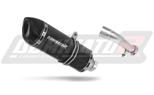 échappement silencieux DOMINATOR HP1 noir compatible avec la moto Honda CB 500 F 2013  2015