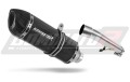 échappement silencieux DOMINATOR HP1 noir compatible avec la moto Honda CBF 600 2008  2013