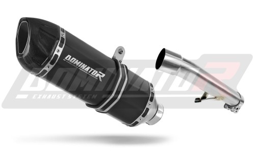 échappement silencieux DOMINATOR HP1 noir compatible avec la moto Honda CBF 600 2008  2013