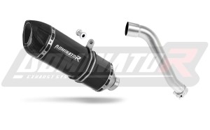 Honda XL 650 V TRANSALP 2001 - 2007 Pot d'échappement Silencieux HP1 NOIR + dB killer