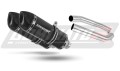 échappement silencieux DOMINATOR HP1 noir compatible avec la moto Honda VTR 1000 SP2 2002  2006
