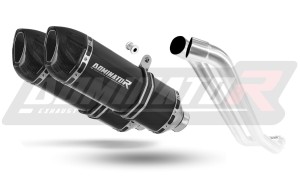 Honda XL 1000 V VARADERO1999 - 2016 Pot d'échappement Silencieux HP1 NOIR + dB killer