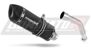 Kawasaki KLE 500 1991 – 2007 Pot d'échappement Silencieux HP1 NOIR + dB killer