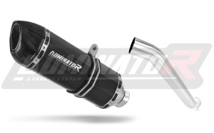 Kawasaki ZX6R 636 2003 - 2004 Pot d'échappement Silencieux HP1 NOIR + dB killer