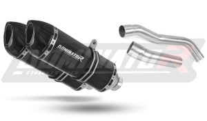 Kawasaki Z1000 2007 - 2009 Pot d'échappement Silencieux HP1 NOIR + dB killer