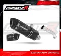 échappement silencieux DOMINATOR homologué HP1 noir compatible avec la moto Kawasaki ZX10R 2004  2005 2