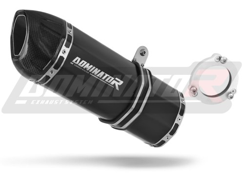 échappement silencieux DOMINATOR HP1 noir compatible avec la moto Kawasaki ZRX 1200 R 2001  2007