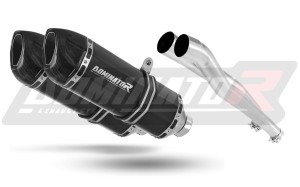 Kawasaki ZZR 1400 2006 - 2011 Pot d'échappement Silencieux HP1 NOIR + dB killer