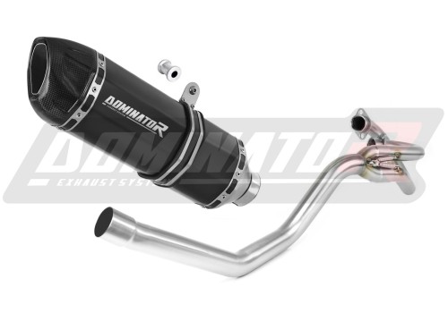 XT 660 R EXHAUST Yamaha Muffler Auspuff Sportauspuff Silencer Echappement Silencieux Scarico Scarichi Escape Wydech Tłumik Carbon Tip HP1 BLACK 2004 - 2014 DOMINATOR  x