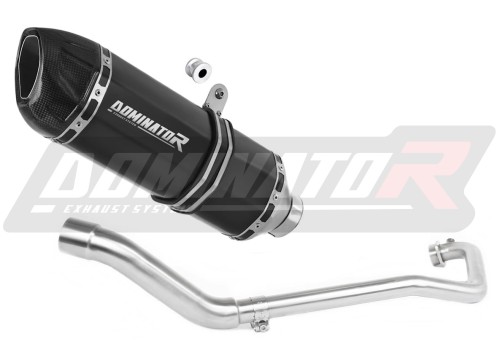kompletny układ wydechowy z tłumikiem DOMINATOR Full System HP1 CZARNY pasujący do motocykla Suzuki GSX R 125 2017 - 2019