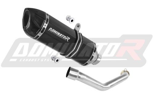 échappement silencieux DOMINATOR HP1 noir compatible avec la moto Suzuki BURGMAN 400 2003  2006