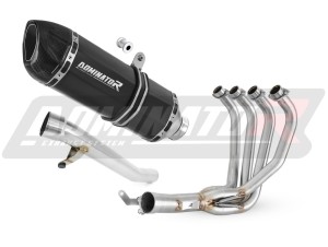 Suzuki GSF 650 BANDIT N / S 2005 - 2006 Full Exhaust System Collector Silencer HP1 BLACK + dB killer