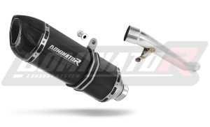 Suzuki GSF 650 BANDIT N / S 2005 - 2006 Pot d'échappement Silencieux HP1 NOIR + dB killer
