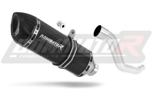 Suzuki XF 650 Freewind 1997 - 2003 Pot d'échappement Silencieux HP1 NOIR + dB killer