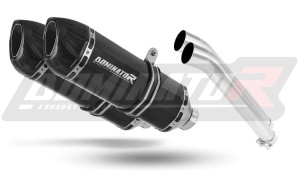 Suzuki DL 1000 V Strom 2002 - 2011 Pot d'échappement Silencieux HP1 NOIR + dB killer