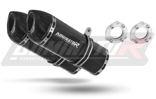 TL 1000 R EXHAUST Suzuki Muffler Auspuff Sportauspuff Silencer Echappement Silencieux Scarico Scarichi Escape Wydech Tłumik Carbon Tip HP1 BLACK 1997 - 2000 Dominator  x