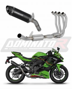 Kawasaki ZX-4R / RR 2023 - 2024 Ligne complète d'échappement Collecteur Silencieux HP8 NOIR + dB killer
