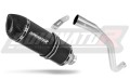 échappement silencieux DOMINATOR HP1 noir compatible avec la moto Triumph TIGER SPORT 1050 2016  2020