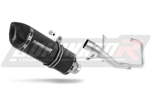 Yamaha YBR 125 2009 - 2018 Full Exhaust System Collector Silencer HP1 BLACK + dB killer