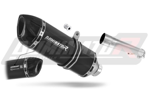 wydech tłumik DOMINATOR Homologowany HP1 CZARNY pasujący do motocykla Yamaha FZS FAZER 1000 2001 - 2005