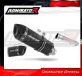 wydech tłumik DOMINATOR Homologowany HP1 CZARNY pasujący do motocykla Yamaha FZS FAZER 1000 2001 - 2005 2