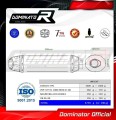 YZF R1 1000 RN19 EXHAUST Yamaha Muffler Auspuff Sportauspuff Silencer Echappement Silencieux Scarico Scarichi Escape Wydech Tłumik Carbon Tip HP1 BLACK 2007 - 2008 DOMINATOR  1