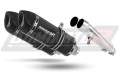 FJ 1200 EXHAUST Yamaha Muffler Auspuff Sportauspuff Silencer Echappement Silencieux Scarico Scarichi Escape Wydech Tłumik Carbon Tip HP1 BLACK DOMINATOR  x