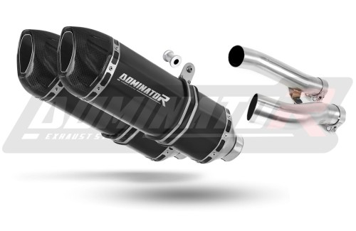 échappement silencieux DOMINATOR HP1 noir compatible avec la moto Yamaha XJR 1300 1999  2006