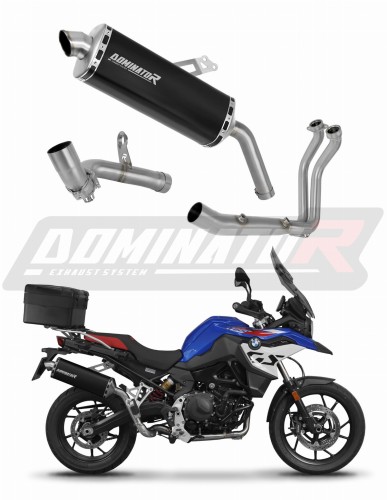 système d’échappement complet avec silencieux DOMINATOR Full System P7 noir compatible avec la moto BMW F900GS Adventure 2024