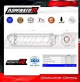 échappement silencieux DOMINATOR HP1 noir compatible avec la moto Aprilia Pegaso 650 1997  2000 4