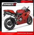 échappement silencieux DOMINATOR titane HP8 compatible avec la moto Ducati 848 2008  2013 3