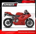 échappement silencieux DOMINATOR OVR compatible avec la moto Ducati 848 2008  2013 4