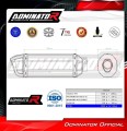 échappement silencieux DOMINATOR HP1 noir compatible avec la moto Ducati MONSTER 796 2010  2015 3