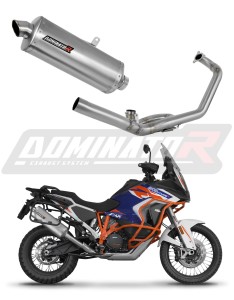KTM 1290 Super Adventure 2021 - 2024 Ligne complète d'échappement Collecteur Silencieux P7 + dB killer medium