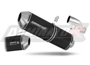 Yamaha FZ1 FAZER 1000 2006-2015 EU Approuvé Pot d'échappement Silencieux OVR NOIR
