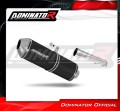 échappement silencieux DOMINATOR OVR noir compatible avec la moto Yamaha FZS FAZER 1000 2001  2005 2