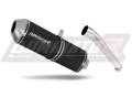 échappement silencieux DOMINATOR OVR noir compatible avec la moto Yamaha FZR 1000 1991  1994