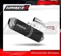 échappement silencieux DOMINATOR OVR noir compatible avec la moto Yamaha TDM 850 Right Side 1996  2001 2