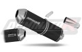 wydech tłumik DOMINATOR Homologowany OVR CZARNY pasujący do motocykla Yamaha FZ8 FAZER 2010 - 2016