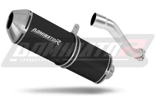 échappement silencieux DOMINATOR OVR noir compatible avec la moto Yamaha XT 600 1990  2004