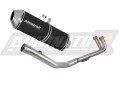 kompletny układ wydechowy z tłumikiem DOMINATOR Full System OVR CZARNY pasujący do motocykla Yamaha XP 530 T-MAX 2012 - 2016