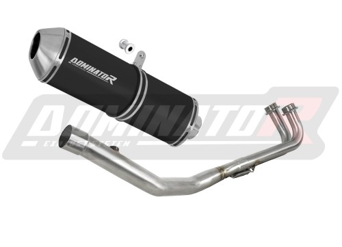 Yamaha T-MAX 500 Full  Exhaust System  Muffler Auspuff Sportauspuff Silencer Echappement Silencieux Scarico Scarichi Escape Collector Manifold Wydech Tłumik  OVR BL DOMINATOR x