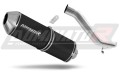 échappement silencieux DOMINATOR OVR noir compatible avec la moto Triumph TIGER EXPLORER 1200 2012  2015 3