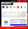 GSXR GSX 1300 R HAYABUSA EXHAUST Suzuki Muffler Auspuff Sportauspuff Silencer Echappement Silencieux Scarico Scarichi Escape Wydech Tłumik OVR BL 2008 - 2019 DOMINATOR 1