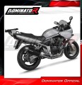 exhaust muffler DOMINATOR S6 BLACK fits to Suzuki GSF BANDIT 1200 2001  2005 2