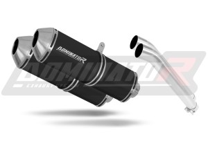 Suzuki DL 1000 V Strom 2002 - 2011 Pot d'échappement Silencieux OVR NOIR + dB killer