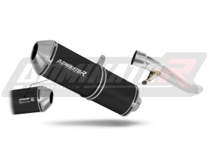 Suzuki GSXF 750 1998 - 2006 EU Approuvé Pot d'échappement Silencieux OVR NOIR