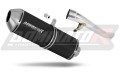 échappement silencieux DOMINATOR OVR noir compatible avec la moto Suzuki GSF BANDIT 750 1995  1999