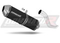 échappement silencieux DOMINATOR OVR noir compatible avec la moto Suzuki XF 650 Freewind 1997  2003